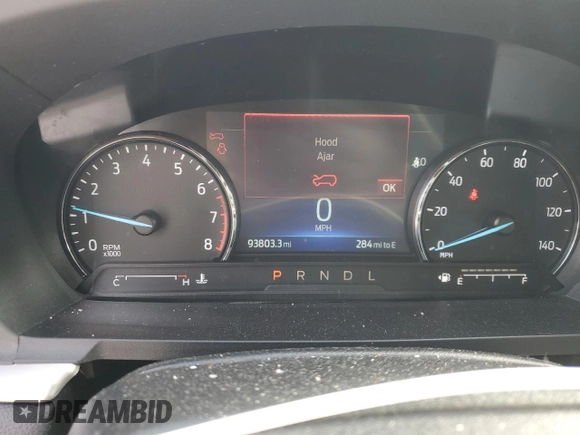 2022 Ford Explorer XLT with VIN 1FMSK8DH2NGB06154, listed as a Copart auction lot 45265545 with 93,803 mi miles and Salvage Title. Bid and sale history available at DreamBid. Image 9.