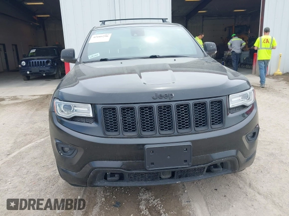 2014 Jeep Grand Cherokee Overland with VIN 1C4RJFCM8EC486259, listed as a IAAI auction lot 42105296 with 129,342 mi miles. Bid and sale history available at carsss.com. Image 6.