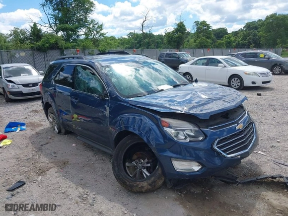 2017 Chevrolet Equinox LT with VIN 2GNALCEK9H6106559, listed as a IAAI auction lot 39607890 with 103,974 mi miles. Bid and sale history available at carsss.com. Image 1.