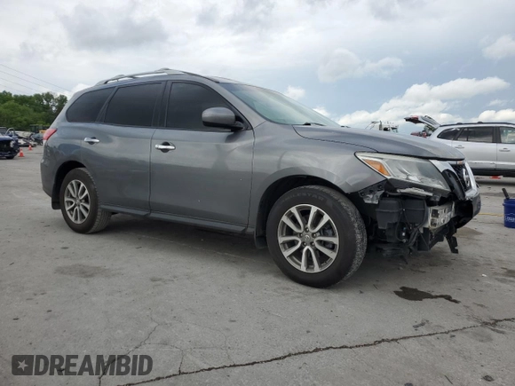 2015 Nissan Pathfinder SV with VIN 5N1AR2MN0FC644645, listed as a Copart auction lot 54416355 with 132,598 mi miles and Clean title. Bid and sale history available at DreamBid. Image 4.