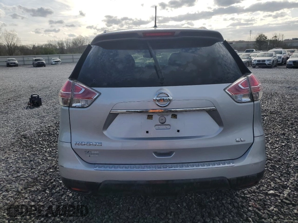 2016 Nissan Rogue SV with VIN 5N1AT2MT7GC813769, listed as a Copart auction lot 49674465 with 130,693 mi miles and Salvage Title. Bid and sale history available at carsss.com. Image 6.
