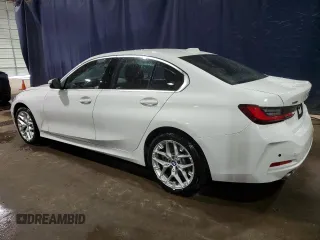 2025 BMW 3 Series 330i xDrive with VIN 3MW89CW01S8F06766, listed as a Copart auction lot 45226055 with 7,422 mi miles and Clean Title. Bid and sale history available at carsss.com. Image 2.