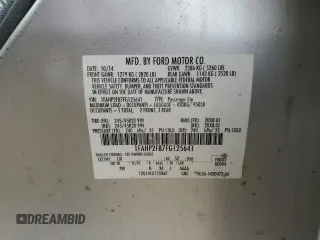 2015 Ford Taurus Limited with VIN 1FAHP2F87FG125641, listed as a Copart auction lot 53836965 with 171,246 mi miles and Salvage Title. Bid and sale history available at DreamBid. Image 13.