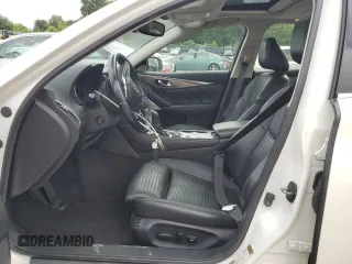 2018 Infiniti Q50 Luxe with VIN JN1EV7APXJM364158, listed as a Copart auction lot 60729825 with 88,018 mi miles and Salvage title. Bid and sale history available at DreamBid. Image 7.