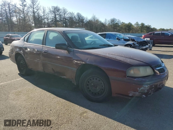 2002 Chevrolet Impala z VIN 2G1WF55E829191985, wystawiony jako Copart lot #54808535 z przebiegiem Nie podano mil oraz Czysty tytuł • Clean title. Historia ofert i sprzedaży dostępna na DreamBid. Obrazek 4.