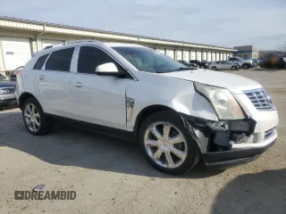 2015 Cadillac SRX Premium Collection with VIN 3GYFNDE39FS623425, listed as a Copart auction lot 47740135 with 133,838 mi miles and Salvage title. Bid and sale history available at DreamBid. Image 4.