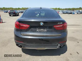 2017 BMW X6 xDrive35i with VIN 5UXKU2C3XH0U28599, listed as a Copart auction lot 53713523 with 78,052 mi miles. Bid and sale history available at carsss.com. Image 6.