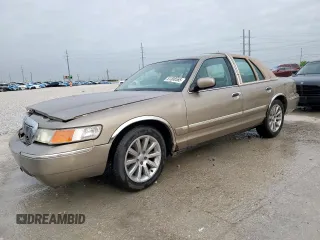 2002 Mercury Grand Marquis GS z VIN 2MEFM74W72X654079, wystawiony jako Copart lot #51308565 z przebiegiem 149 236 mil mil oraz Szkoda całkowita • Salvage title. Historia ofert i sprzedaży dostępna na DreamBid. Obrazek 1.