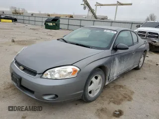 2006 Chevrolet Monte Carlo LT 3.5L z VIN 2G1WM15K269183021, wystawiony jako Copart lot #50170575 z przebiegiem 218 426 mil mil oraz Szkoda całkowita • Salvage title. Historia ofert i sprzedaży dostępna na DreamBid. Obrazek 1.