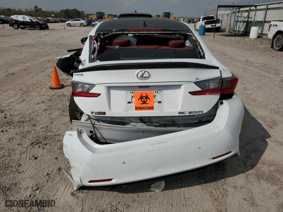 2017 Lexus RC with VIN JTHHA5BC3H5006814, listed as a Copart auction lot 45565274 with 0 mi miles. Bid and sale history available at carsss.com. Image 6.