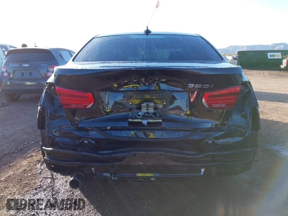 2016 BMW 3 Series 320i with VIN WBA8A9C55GK617241, listed as a IAAI auction lot 41781613 with 111,053 mi miles. Bid and sale history available at carsss.com. Image 16.
