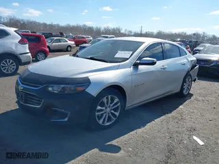 2018 Chevrolet Malibu LT with VIN 1G1ZD5ST2JF142177, listed as a IAAI auction lot 41639038 with 172,522 mi miles. Bid and sale history available at carsss.com. Image 2.