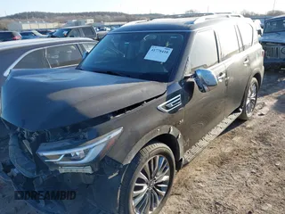 2018 Infiniti QX80 with VIN JN8AZ2NE0J9195724, listed as a IAAI auction lot 41778410 with 137,315 mi miles and . Bid and sale history available at DreamBid. Image 23.