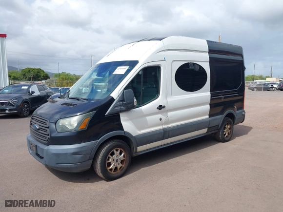 2015 Ford Transit Van with VIN 1FTYR2XM4FKB28350, listed as a IAAI auction lot 41989089 with 100,823 mi miles. Bid and sale history available at carsss.com. Image 17.