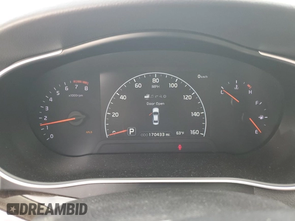 2014 Kia Cadenza Premium with VIN KNALN4D71E5132155, listed as a Copart auction lot 43482315 with 170,433 mi miles and Salvage Title. Bid and sale history available at carsss.com. Image 9.
