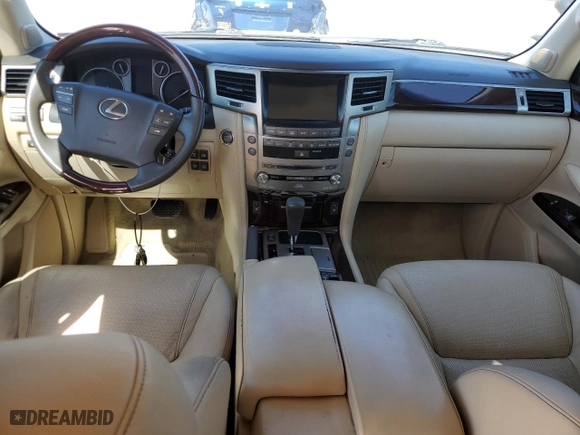 2013 Lexus LX 570 with VIN JTJHY7AXXD4129231, listed as a Copart auction lot 75003154 with 124,792 mi miles and Salvage Title. Bid and sale history available at carsss.com. Image 8.