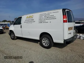 2011 Chevrolet Express Cargo with VIN 1GCSGAFX1B1142157, listed as a Copart auction lot 45714195 with 209,939 mi miles and Salvage title. Bid and sale history available at DreamBid. Image 2.