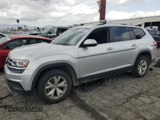 2018 Volkswagen Atlas S z VIN 1V2AP2CA2JC536673, wystawiony jako Copart lot #49325125 z przebiegiem 134 248 mil mil oraz Czysty tytuł • Clean title. Historia ofert i sprzedaży dostępna na DreamBid. Obrazek 1.