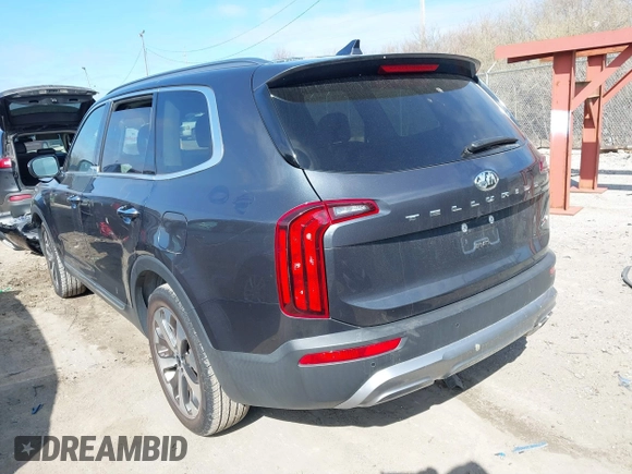 2020 Kia Telluride S with VIN 5XYP64HC9LG006929, listed as a IAAI auction lot 41829776 with 76,020 mi miles and . Bid and sale history available at DreamBid. Image 3.