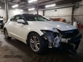 2012 Honda CR-Z EX with VIN JHMZF1D62CS002673, listed as a Copart auction lot 84908994 with 196,369 mi miles and Salvage Title. Bid and sale history available at carsss.com. Image 4.