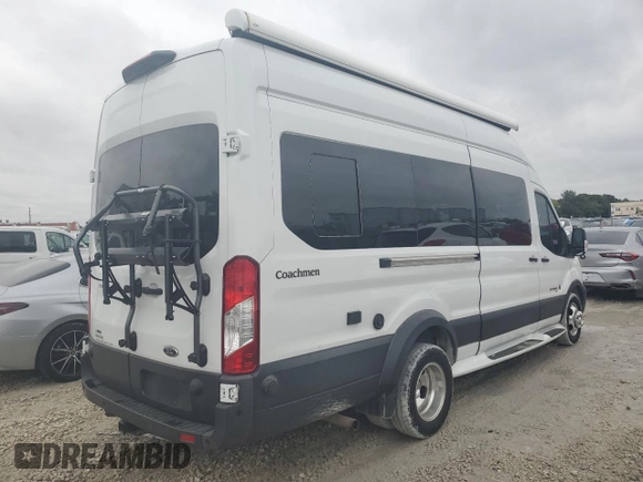 2020 Ford Transit with VIN 1FTRS4UG5LKB62120, listed as a Copart auction lot 42505275 with 27,498 mi miles and Non Repairable. Bid and sale history available at DreamBid. Image 3.