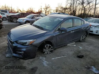 2017 Subaru Impreza Limited with VIN 4S3GKAU65H3629132, listed as a Copart auction lot 88210605 with 76,521 mi miles and Salvage Title. Bid and sale history available at DreamBid. Image 1.