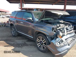 2015 Toyota 4Runner Limited with VIN JTEBU5JR2F5247910, listed as a IAAI auction lot 39862616 with 315,305 mi miles and . Bid and sale history available at DreamBid. Image 1.