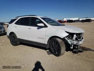 2024 Chevrolet Equinox RS with VIN 3GNAXMEG2RL370855, listed as a Copart auction lot 45922375 with 8,582 mi miles and Salvage Title. Bid and sale history available at carsss.com. Image 4.