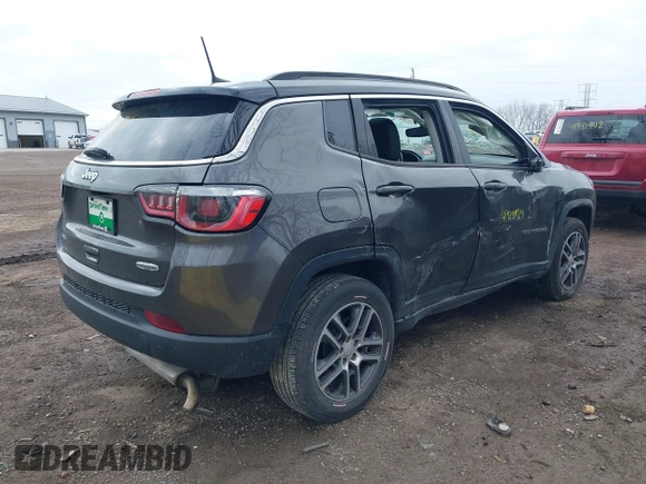 2018 Jeep Compass Altitude with VIN 3C4NJDBB3JT161844, listed as a IAAI auction lot 41935924 with 80,342 mi miles and . Bid and sale history available at DreamBid. Image 4.