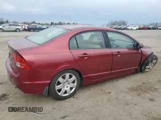 2007 Honda Civic Sdn LX with VIN 1HGFA165X7L120334, listed as a Copart auction lot 47234225 with 74,383 mi miles and Salvage Title. Bid and sale history available at carsss.com. Image 3.