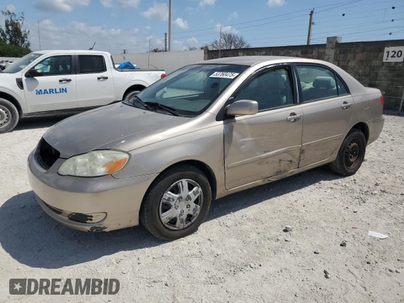 2007 Toyota Corolla CE with VIN 1NXBR32E07Z801678, listed as a Copart auction lot 53760475 with 136,477 mi miles and Salvage Title. Bid and sale history available at carsss.com. Image 1.