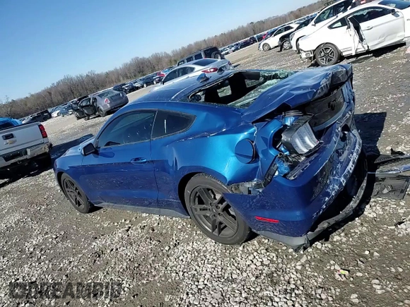 2022 Ford Mustang EcoBoost with VIN 1FA6P8TH8N5141842, listed as a Copart auction lot 41515025 with 26,498 mi miles and Salvage Title. Bid and sale history available at carsss.com. Image 10.