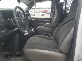 2022 Chevrolet Express Cargo with VIN 1GCWGAFP0N1177570, listed as a Copart auction lot 54801965 with 36,636 mi miles and Salvage title. Bid and sale history available at DreamBid. Image 7.