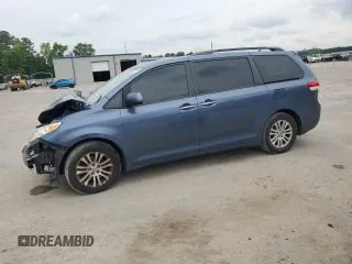 2014 Toyota Sienna XLE with VIN 5TDYK3DC0ES489801, listed as a Copart auction lot 59556775 with Not provided miles and Salvage title. Bid and sale history available at DreamBid. Image 1.
