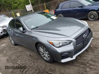 2015 Infiniti Q50 with VIN JN1BV7AR1FM407085, listed as a IAAI auction lot 42526585 with 174,041 mi miles and . Bid and sale history available at DreamBid. Image 1.