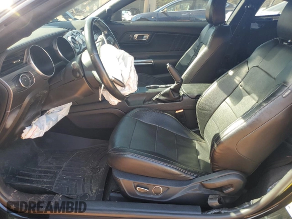 2018 Ford Mustang EcoBoost with VIN 1FA6P8TH6J5153854, listed as a Copart auction lot 49297695 with 74,670 mi miles and Salvage Title. Bid and sale history available at carsss.com. Image 7.