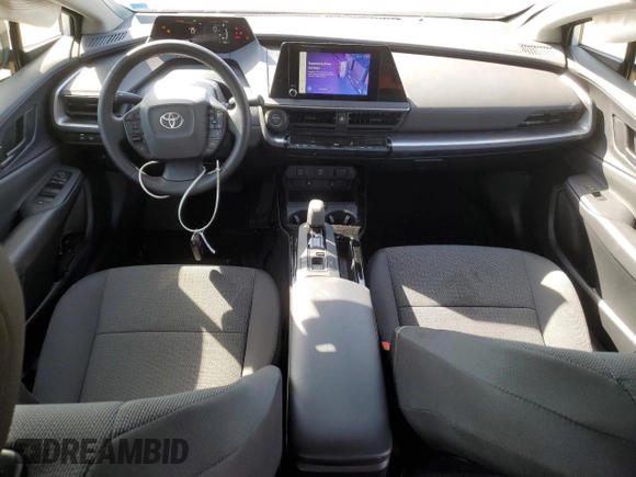 2024 Toyota Prius LE with VIN JTDADABU9R3015977, listed as a Copart auction lot 49179915 with 7,917 mi miles and Salvage Title. Bid and sale history available at carsss.com. Image 8.