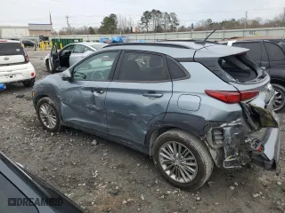 2020 Hyundai Kona SEL with VIN KM8K22AA1LU591356, listed as a Copart auction lot 42220135 with 52,026 mi miles and Salvage Title. Bid and sale history available at carsss.com. Image 2.