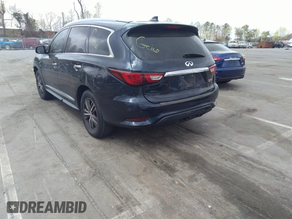 2016 Infiniti QX60 with VIN 5N1AL0MM0GC506599, listed as a IAAI auction lot 41921886 with 113,821 mi miles. Bid and sale history available at carsss.com. Image 3.