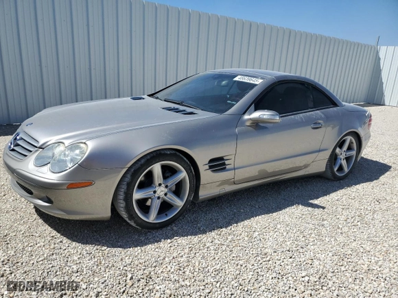 2005 Mercedes-Benz SL-Class 5.0L with VIN WDBSK75F65F103693, listed as a Copart auction lot 48639645 with 0 mi miles and Clean Title. Bid and sale history available at carsss.com. Image 1.