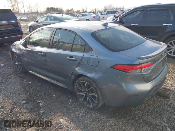 2020 Toyota Corolla SE with VIN JTDS4RCE1LJ026713, listed as a IAAI auction lot 41709761 with 89,574 mi miles and . Bid and sale history available at DreamBid. Image 3.