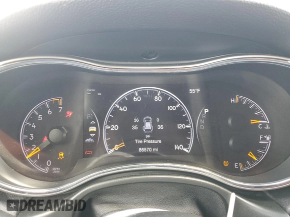 2021 Jeep Grand Cherokee Limited with VIN 1C4RJFBG7MC646190, listed as a Copart auction lot 57762155 with 86,570 mi miles and Clean title. Bid and sale history available at DreamBid. Image 9.