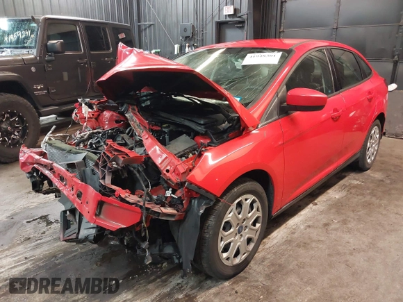 2012 Ford Focus SE with VIN 1FAHP3F20CL299541, listed as a IAAI auction lot 41948301 with 133,133 mi miles. Bid and sale history available at carsss.com. Image 20.