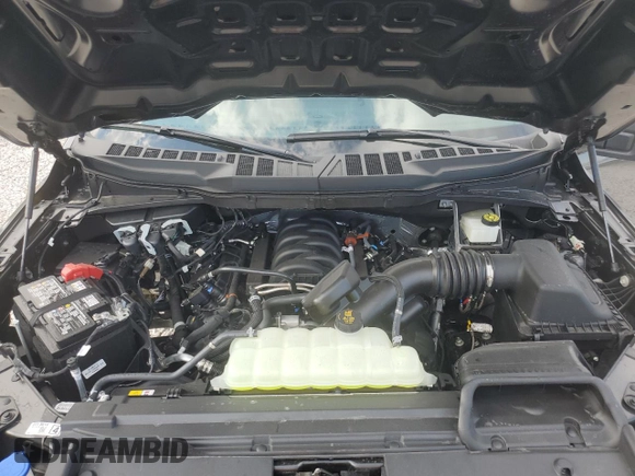 2024 Ford F-150 STX with VIN 1FTEW2K54RKE81302, listed as a Copart auction lot 72587334 with 2,555 mi miles and Salvage Title. Bid and sale history available at carsss.com. Image 11.