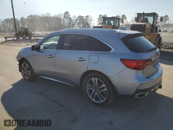 2017 Acura MDX w/Advance Pkg with VIN 5FRYD4H85HB034875, listed as a Copart auction lot 47434035 with 173,792 mi miles and Salvage Title. Bid and sale history available at carsss.com. Image 2.