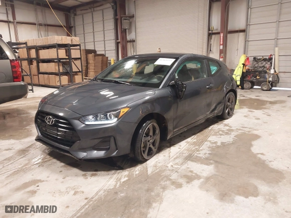 2020 Hyundai Veloster 2.0 with VIN KMHTG6AF6LU030904, listed as a IAAI auction lot 41569255 with 64,544 mi miles. Bid and sale history available at carsss.com. Image 17.