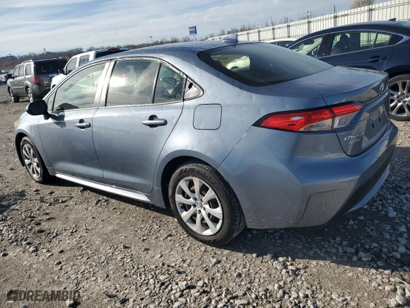 2022 Toyota Corolla LE with VIN JTDEPMAE6N3001954, listed as a Copart auction lot 50199565 with 64,577 mi miles and Salvage Title. Bid and sale history available at carsss.com. Image 2.