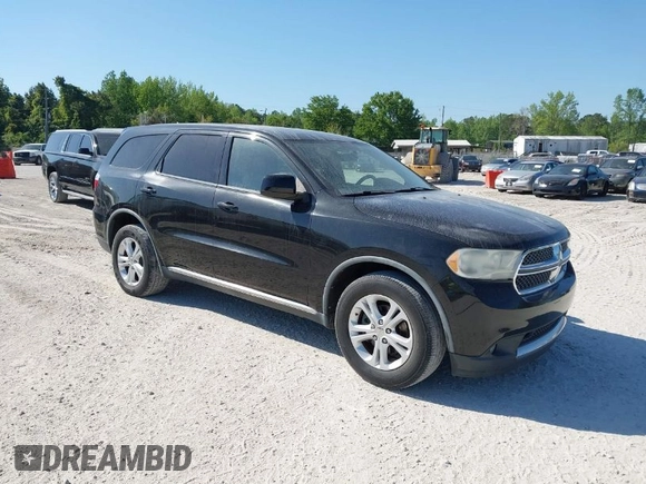 2012 Dodge Durango SXT with VIN 1C4RDHAG3CC195620, listed as a IAAI auction lot 42059797 with 148,570 mi miles. Bid and sale history available at carsss.com. Image 1.