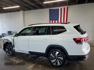 2025 Volkswagen Atlas SE z VIN 1V2WR2CA9SC507835, wystawiony jako Copart lot #59081875 z przebiegiem 11 456 mil mil oraz Czysty tytuł • Clean title. Historia ofert i sprzedaży dostępna na DreamBid. Obrazek 2.