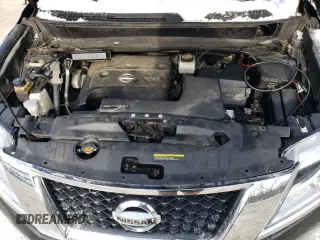 2014 Nissan Pathfinder S with VIN 5N1AR2MM4EC654679, listed as a Copart auction lot 45000635 with 134,569 mi miles and Salvage title. Bid and sale history available at DreamBid. Image 12.